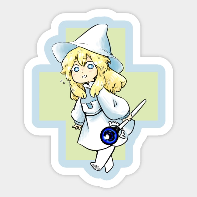 Little Healer Sticker by Dragon_doggo